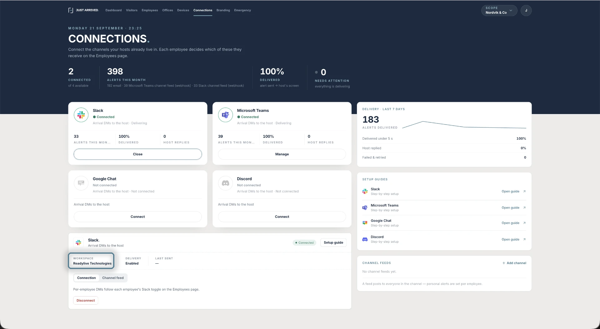 Screenshot for Confirm the connection