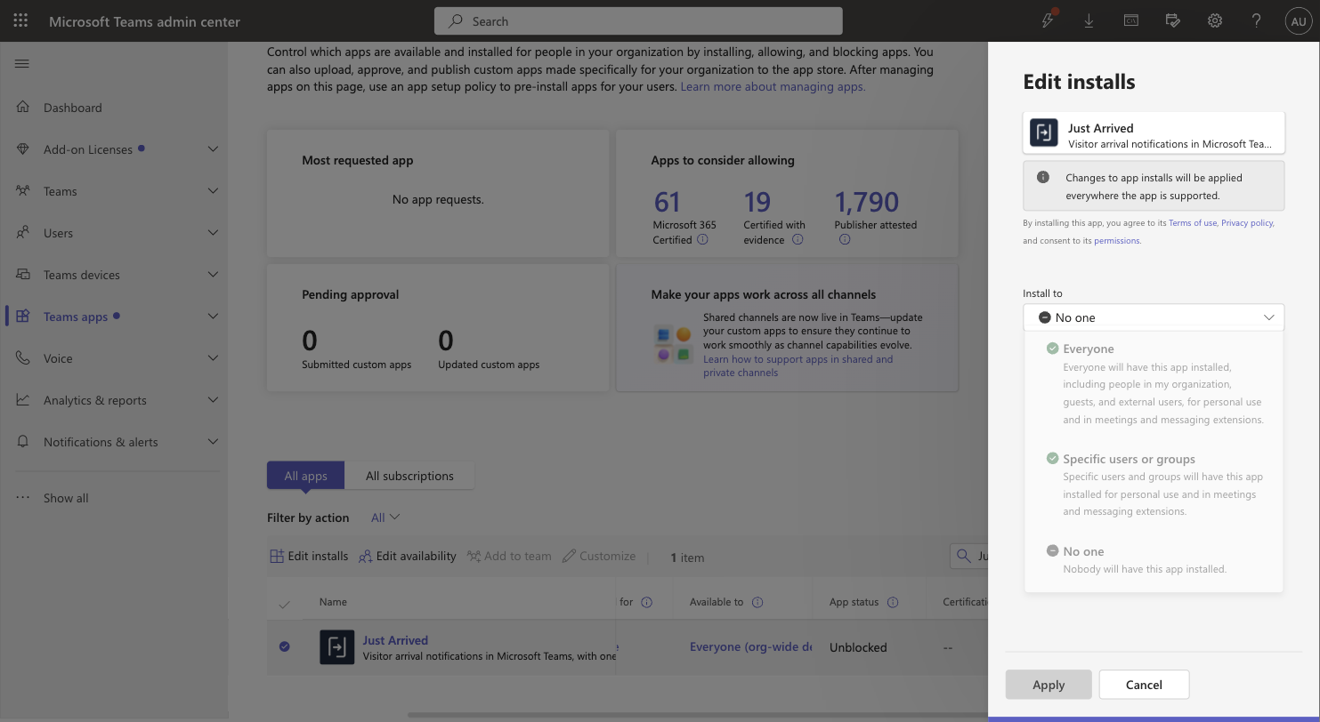 Screenshot for Install it for your hosts