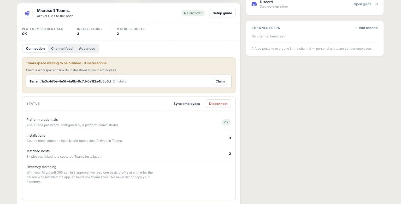 Screenshot for Check who is linked