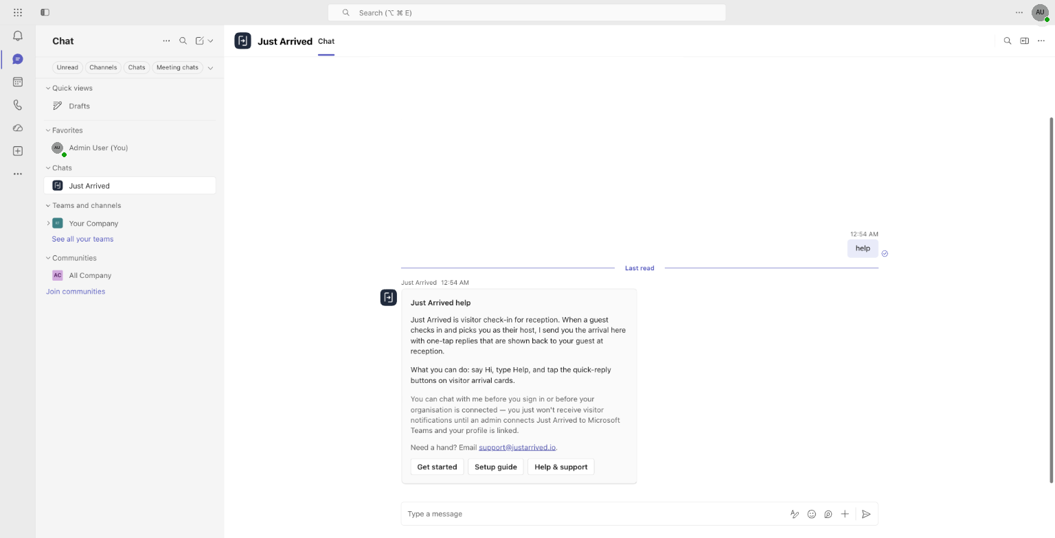 Screenshot for Open Just Arrived once